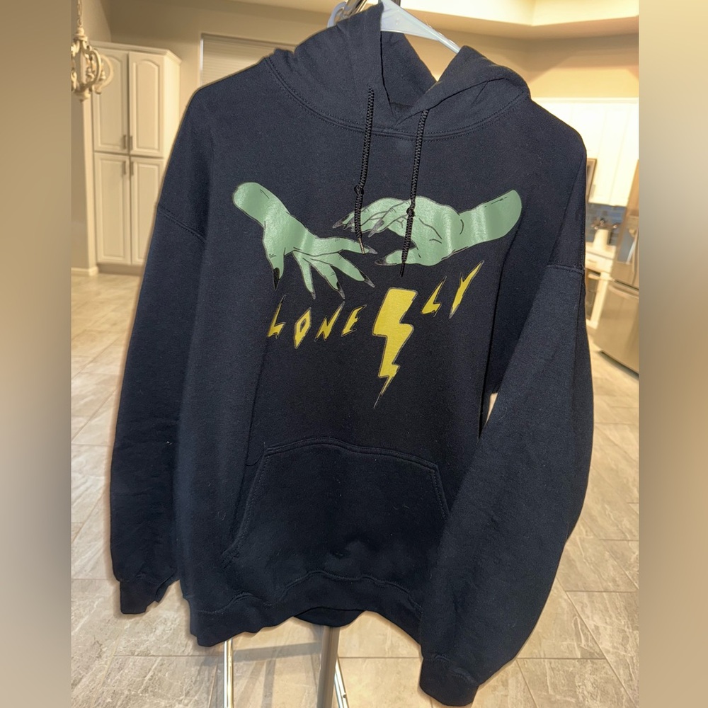 Lonely Ghost Black Hoodie